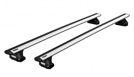 Thule Fixpoint WingBar Evo Dachtrger f. Opel Astra H OPC mit Fixpunkten, Bj. 2005-2010, 3-Trer Schrgheck