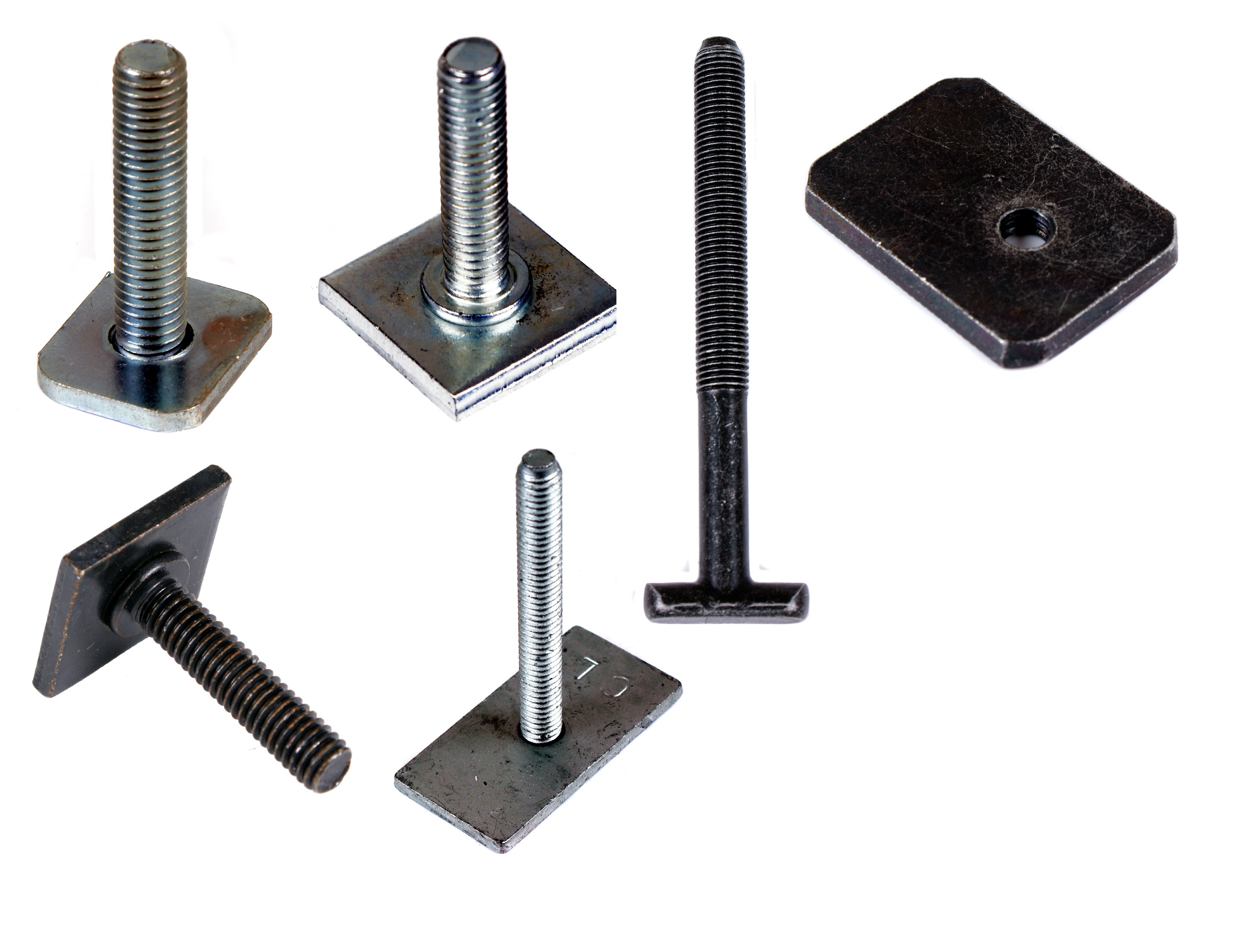 T-Nut Schrauben, Vierkantmuttern, Hammerkopfschrauben