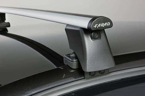 Dachträger FARAD BS + ALU passend für VW Golf 7 von 2012 bis 2019 (5 Türer)  Aluminium Dachträger ohne Dachreling : : Auto & Motorrad