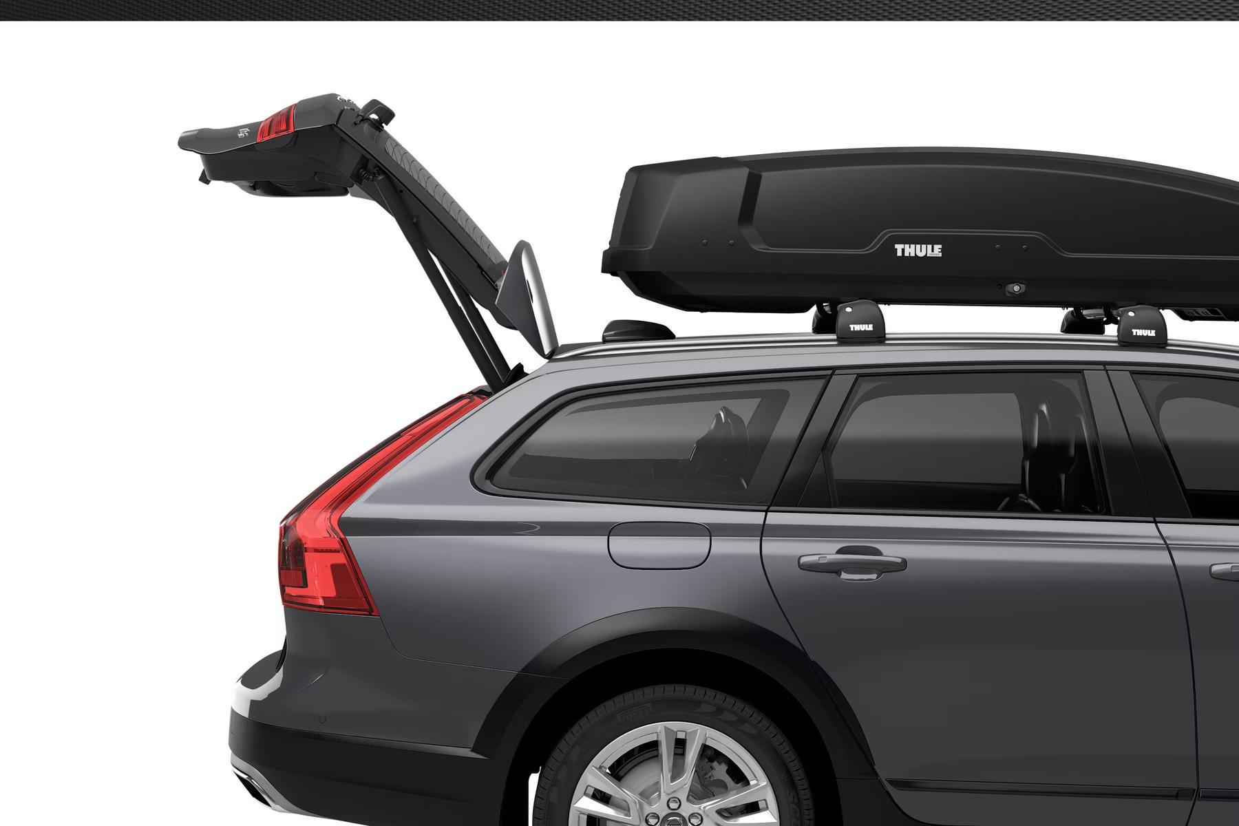 Thule Dachbox Skibox Gepackbox Dachkoffer Force XT XL Black Aeroskin 635800