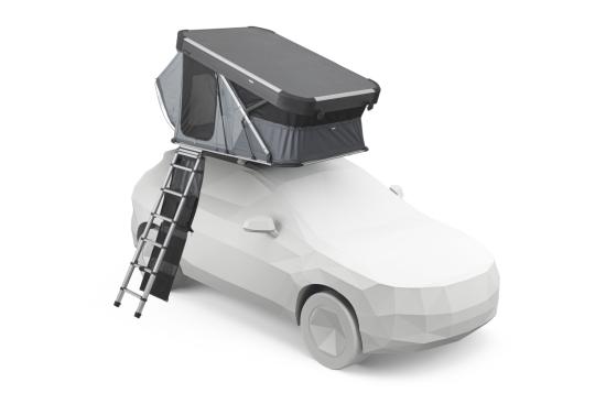 Thule Dachzelt Hartschalen -Dachzelt Widesky ashland grey 901053