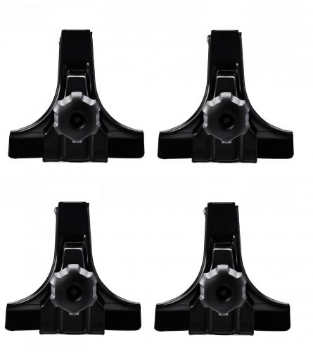 Thule Fusatz Sttzfusatz Basisfe 4er Pack fr Regenrinne 14cm #951200