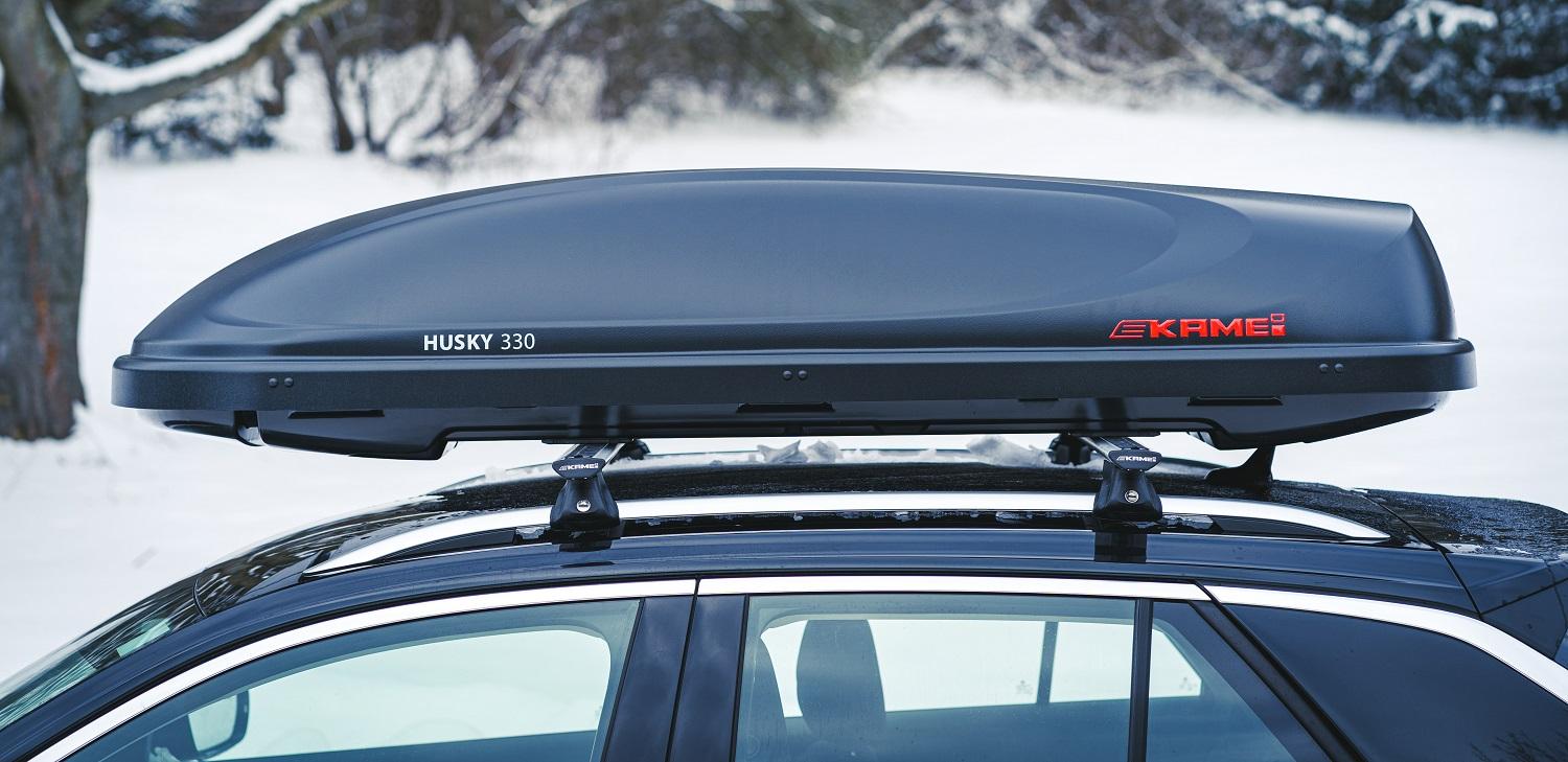 Kamei husky m sales black roof box