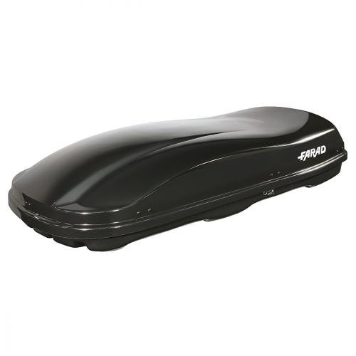 Farad Dachbox Dachkoffer Skibox Gepäckbox F3 Marlin N7 schwarz-glänzend