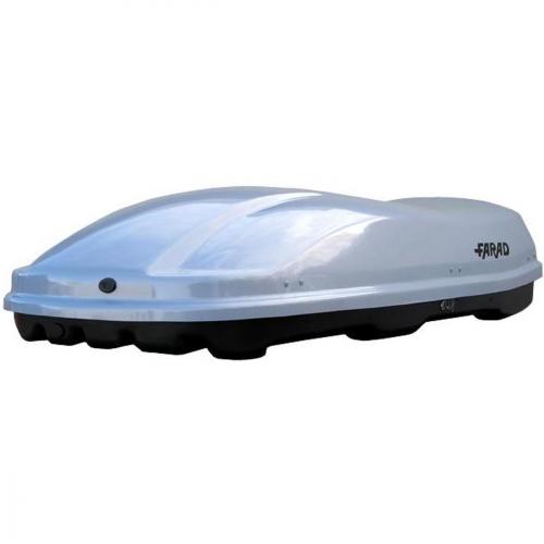 Farad Dachbox Dachkoffer Skibox Gepckbox F3 Marlin N7 silber-glanz