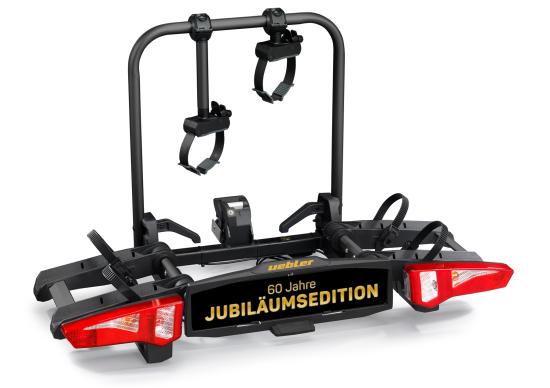 Uebler E-Bike Fahrradtrger Anhngerkupplungstrger Hecktrger i21 Z 60 Grad Schwarz Jubilumsedition #18190-JE