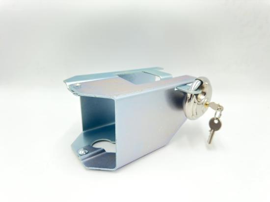 Kastenschloss, klappbar, mit integriertem Riegel