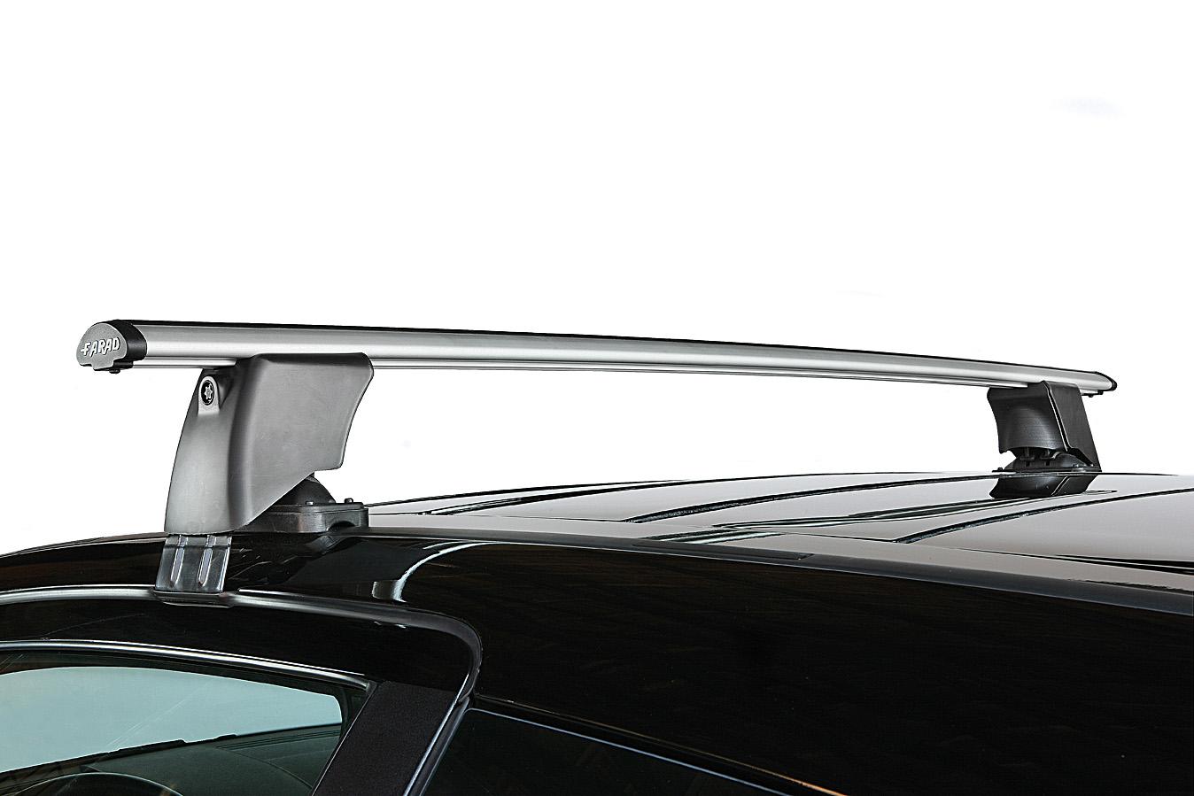 Dachträger Farad Aerodynamic Schwarz kompatibel mit VW Golf 7 von 2012 bis  2019 (5 Türen), Aluminium, schwarz : : Auto & Motorrad