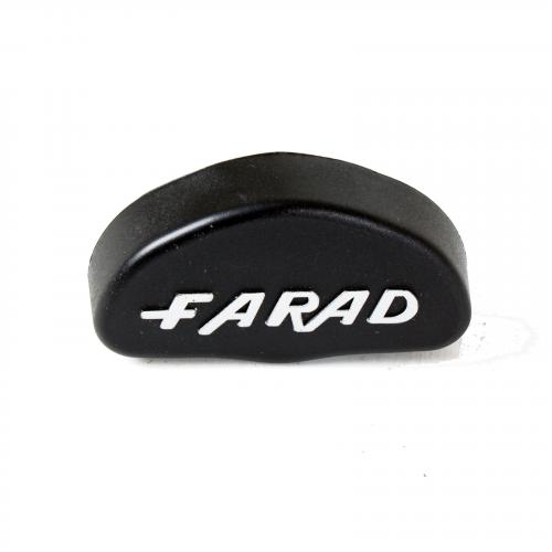 FARAD Abdeckkappe Endkappe Rohrkappe Deckel für ALU -Tragrohre mit Logo #90241/6