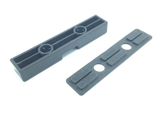 Kamei Klemmbr�cke + Gummi m. 50 mm Bohrungen