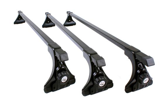 Atera Dachtrger 081359/145 3er Set f. Jeep Wrangler mit Regenrinne, Bj. 2018-,  Gelndefahrzeug