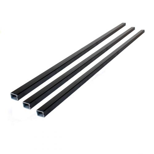 Atera Tragrohr Trgerrohr Stahl Vierkantrohr Rechteckrohr Traverse fr Dachtrger 1340mm 3er Set