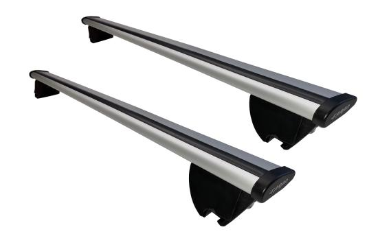 Farad Dachtr�ger Hilo Aero120 silver f. MG EHS mit integrierter Reling, Bj. 2018-2024, 5-T�rer SUV