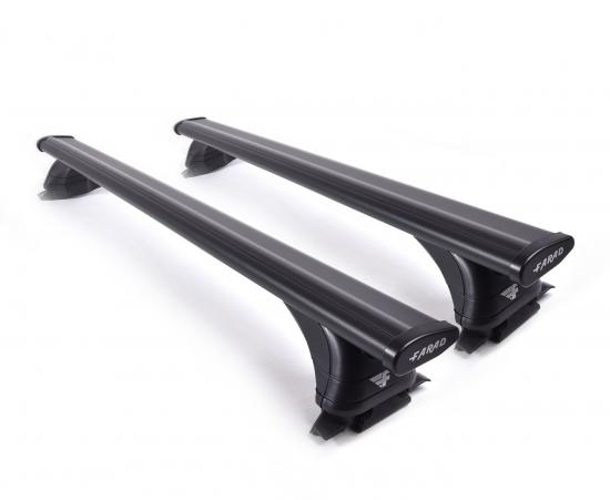 Farad Dachtrger Link Aero110 black HX1 f. Ford Kuga mit offener Reling, Bj. 2008-2013, 5-Trer SUV