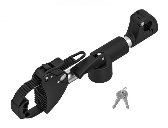 Eufab verstellbarer Abstandshalter Rahmenhalter Greifarm f�r Fahrradtr�ger Strap 1. Rad, ca.27cm #11247