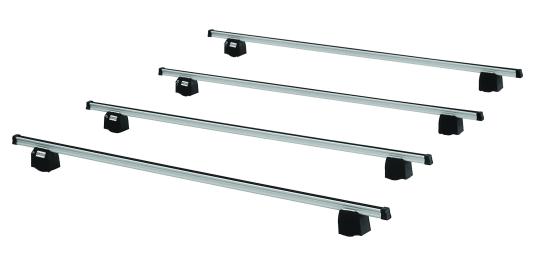 Fabbri Barro Dachtrger 4er Set Alu 180+174242 f. Ford Transit mit Fixpunkten, Bj. 2014-, Transporter (L2-L4 & H2-H3)