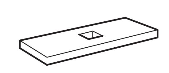 Thule Vierkantplatte Einschubblech f�r C-Schiene f. Kit 7004 #51324