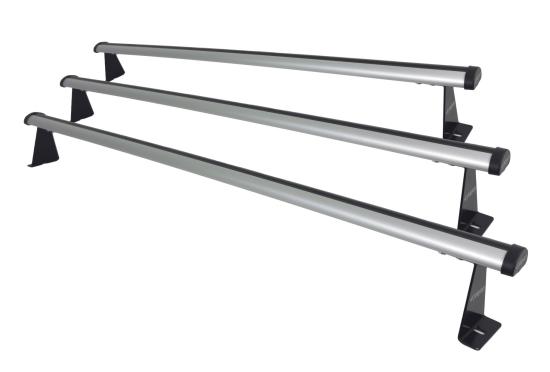 Farad Dachtrger Commercial Bars AC08.3 Alu140 3er Set f. Toyota Proace mit Fixpunkten ohne Glasdach, Bj. 2016-, Van