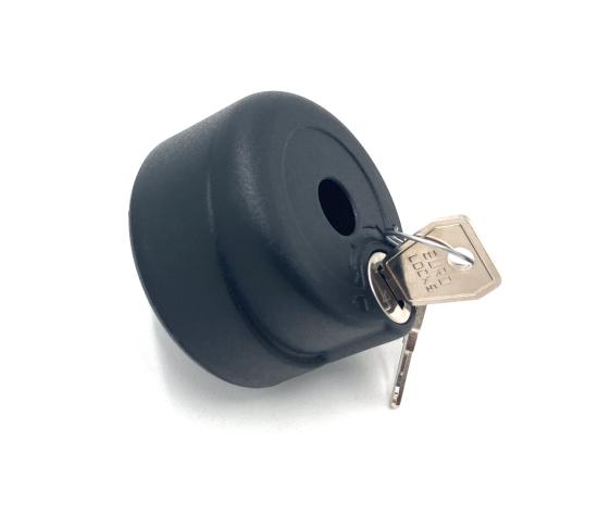 Uebler R�ndelmutter Handrad Knebelmutter Handmutter abschlie�bar M8 inkl. Schloss #19640 - Code: 955