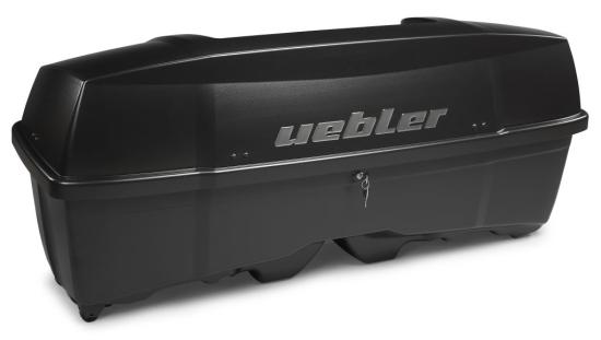 Uebler Heckbox B1 Gep�ckbox AHK Box f. Anh�ngerkupplungstr�ger #25081 matt