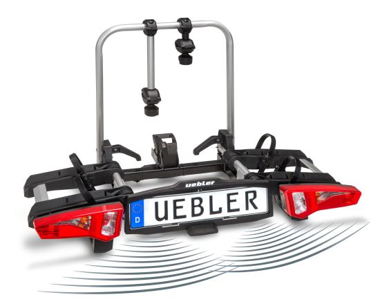 Uebler E-Bike Fahrradtr�ger Anh�ngerkupplungstr�ger Hecktr�ger i21 S 60 Grad #18100-DC mit Einparkhilfe