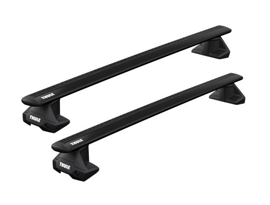 Thule Clamp WingBar Evo Black Dachtrger f. Seat Ateca mit Normaldach, Bj. 2016-, 5-Trer SUV