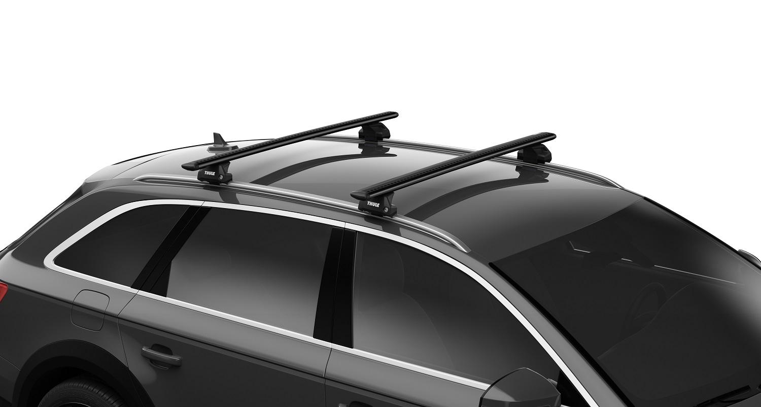 Thule flush rail wingbar evo black dachtr ger f peugeot 5008 mit