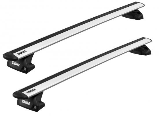 Thule Flush Rail WingBar Evo Dachtrger f. Audi A3 8Y Sportback mit integrierter Reling, Bj. 2020-, 5-Trer Schrgheck