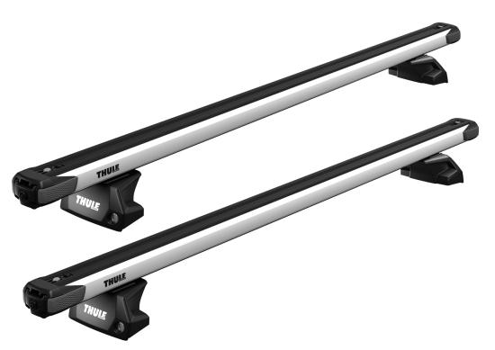 Thule Flush Rail SlideBar Evo Dachtr�ger f. Ford Transit Custom mit integrierter Reling, Bj. 2023-, Van