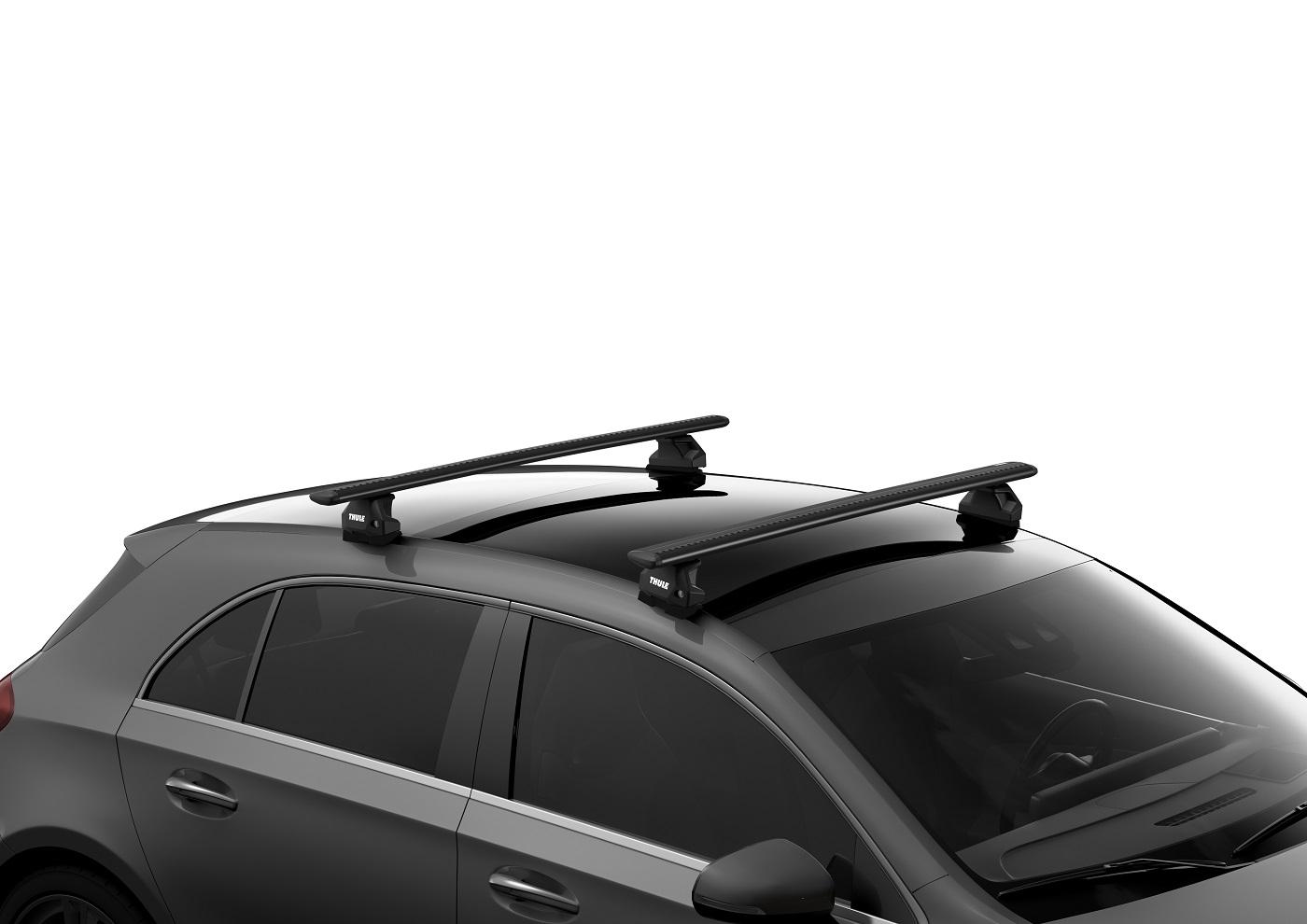 Thule Fixpoint WingBar Evo Black Dachtrager f. Mercedes CLS C257 mit Fixpunkten Bj. 2019 4 Turer Stufenheck