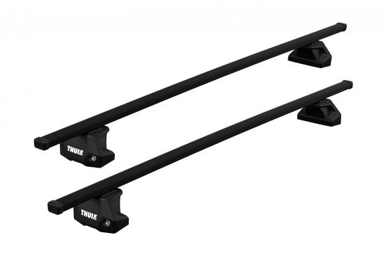 Thule Fixpoint SquareBar Evo Dachtrger f. Dacia Dokker mit Fixpunkten, Bj. 2012-2021, 5-Trer MPV