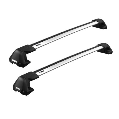 Thule Clamp WingBar Edge Silver Dachtrger f. Skoda Citigo mit Normaldach, Bj. 2012-2020, 3-Trer Schrgheck